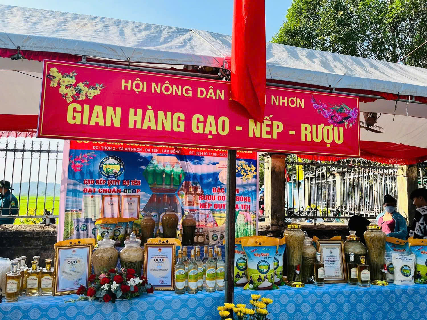 Gian hàng Hội Nông Dân OCOP